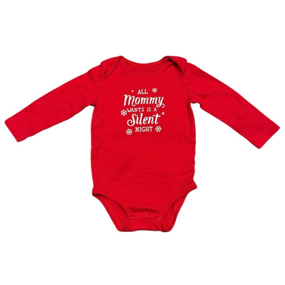 All Mommy Wants is a Silent Night Onesie - Picture 1 of 2